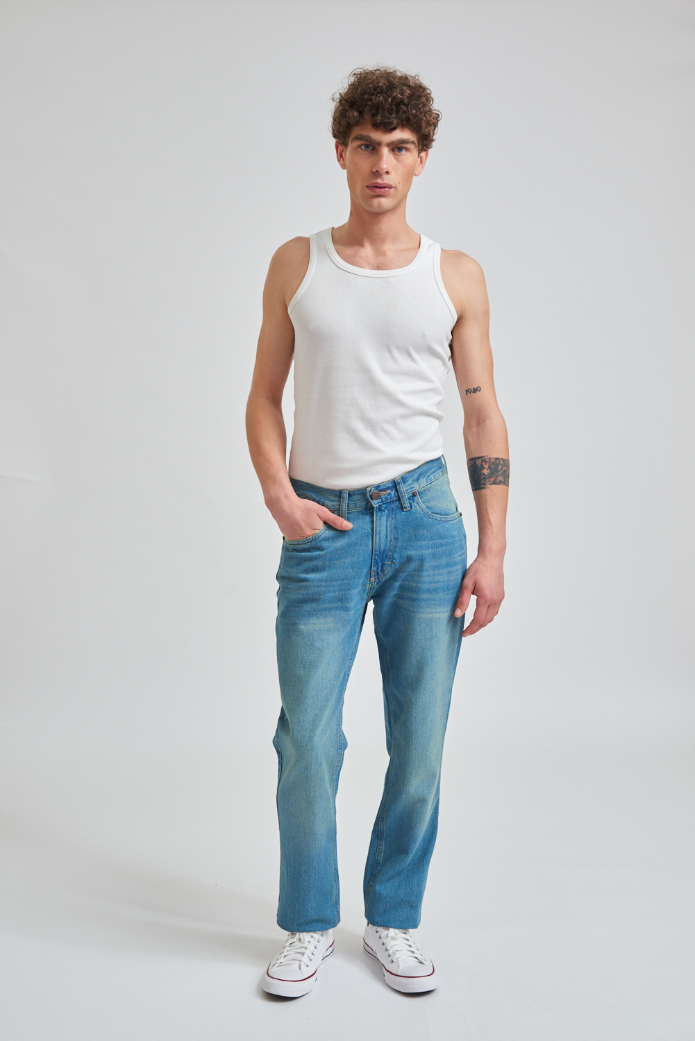 Jean Cody Matizado Light Blue